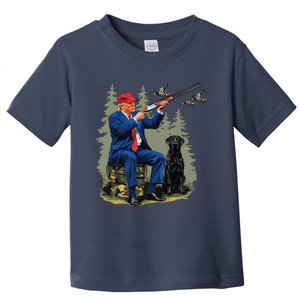 Funny Hunting Duck Trump Camo Hunting Hello Hunting Season Gift Toddler T-Shirt