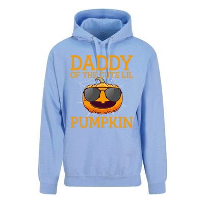 Funny Halloween Daddy Of The Cute Lil Pumpkin Gift Unisex Surf Hoodie