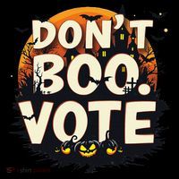 Funny Halloween DonT Boo Vote Spooky Pumpkin 16 in Basic Backpack