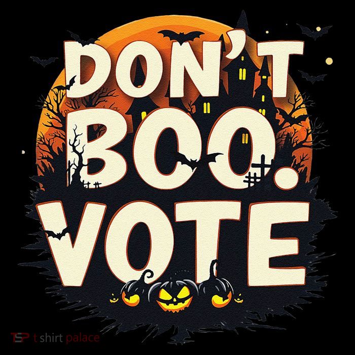 Funny Halloween DonT Boo Vote Spooky Pumpkin 16 in Basic Backpack