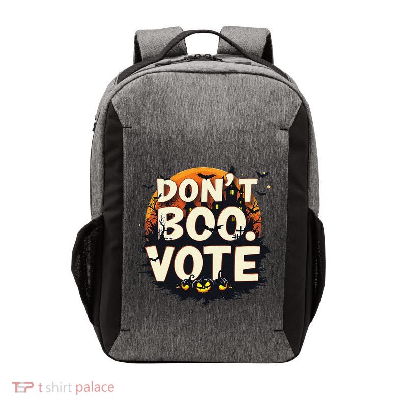 Funny Halloween DonT Boo Vote Spooky Pumpkin Vector Backpack