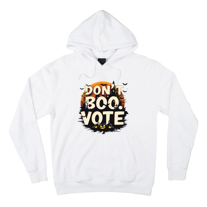 Funny Halloween DonT Boo Vote Spooky Pumpkin Hoodie