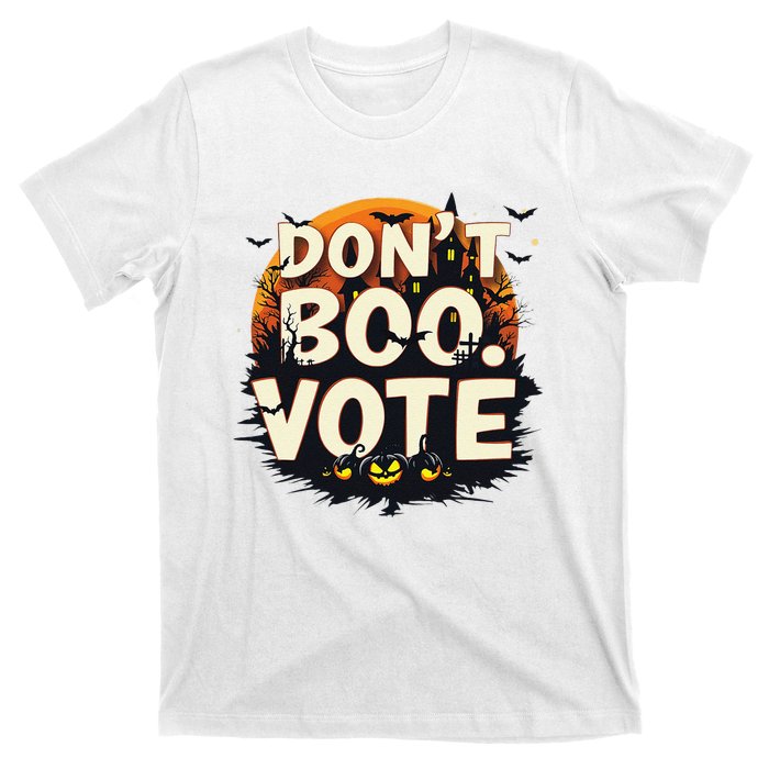 Funny Halloween DonT Boo Vote Spooky Pumpkin T-Shirt