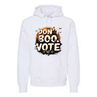 Funny Halloween DonT Boo Vote Spooky Pumpkin Premium Hoodie