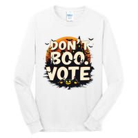 Funny Halloween DonT Boo Vote Spooky Pumpkin Tall Long Sleeve T-Shirt