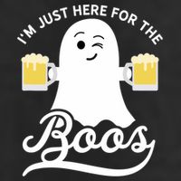 Funny Halloween Drinking Beer IM Just Here For The Boos 11oz C Handle Ceramic Mug