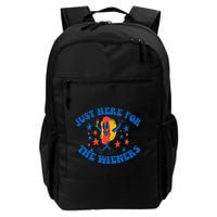 Funny Hot Dog Just Here For The Wieners 4Th Of July Backpack