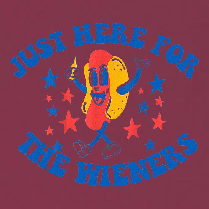 Funny Hot Dog Just Here For The Wieners 4Th Of July 16oz Travel Tumbler