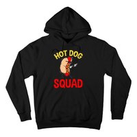 Funny Hot Dog Squad Hot Dog Hoodie