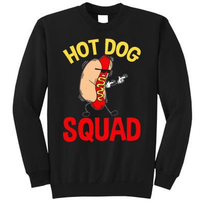 Funny Hot Dog Squad Hot Dog Sweatshirt