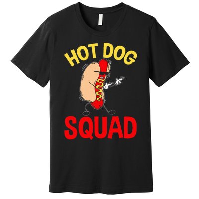 Funny Hot Dog Squad Hot Dog Premium T-Shirt