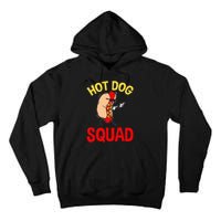 Funny Hot Dog Squad Hot Dog Tall Hoodie