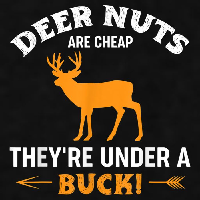 Funny Hunting Deer Nuts Are Cheap They're Under A Buck Ladies PosiCharge Tri-Blend Wicking Tank