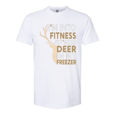 Funny Hunter Dad IM Into Fitness Deer Freezer Hunting Softstyle® CVC T-Shirt