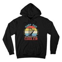 Funny Harpist Dad Like A Regular Dad Hoodie