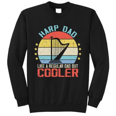 Funny Harpist Dad Like A Regular Dad Sweatshirt