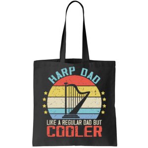 Funny Harpist Dad Like A Regular Dad Tote Bag