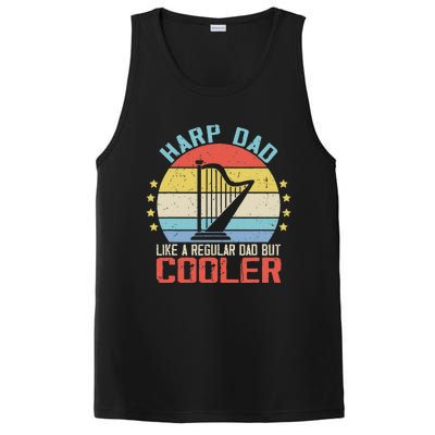 Funny Harpist Dad Like A Regular Dad PosiCharge Competitor Tank