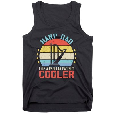 Funny Harpist Dad Like A Regular Dad Tank Top