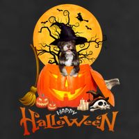 Funny Havanese Dog Spooky Halloween 11oz C Handle Ceramic Mug