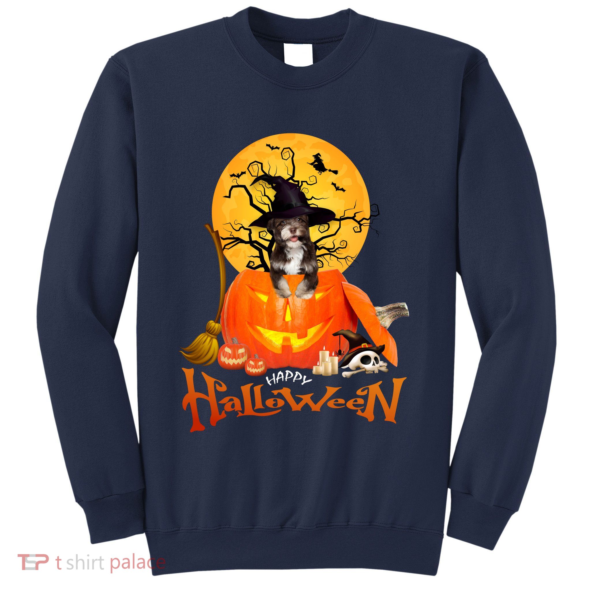 Funny Havanese Dog Spooky Halloween Sweatshirt