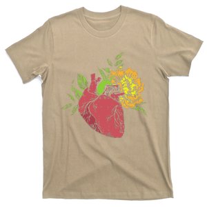 Floral Heart Earth Day Love Recycle Pro Environment Gift T-Shirt