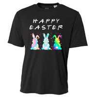 Friends Happy Easter Colorful Bunnies Cooling Performance Crew T-Shirt