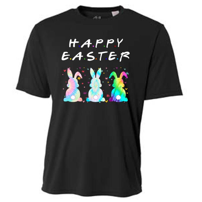 Friends Happy Easter Colorful Bunnies Cooling Performance Crew T-Shirt