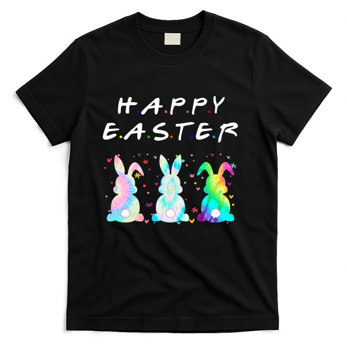 Friends Happy Easter Colorful Bunnies T-Shirt