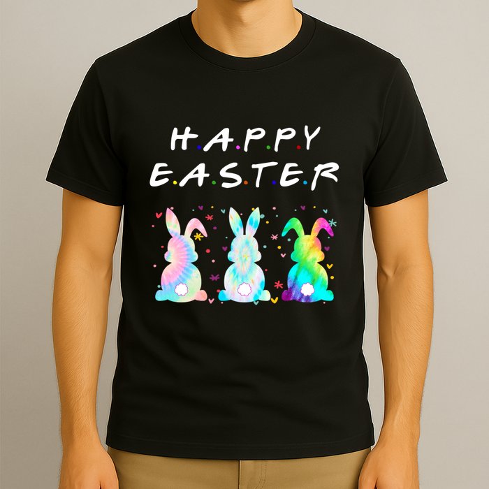 Friends Happy Easter Colorful Bunnies T-Shirt