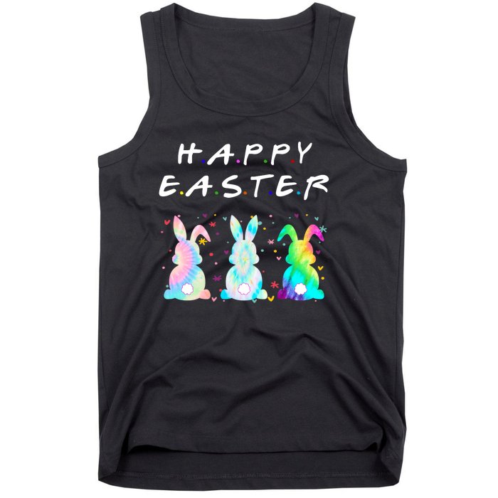 Friends Happy Easter Colorful Bunnies Tank Top