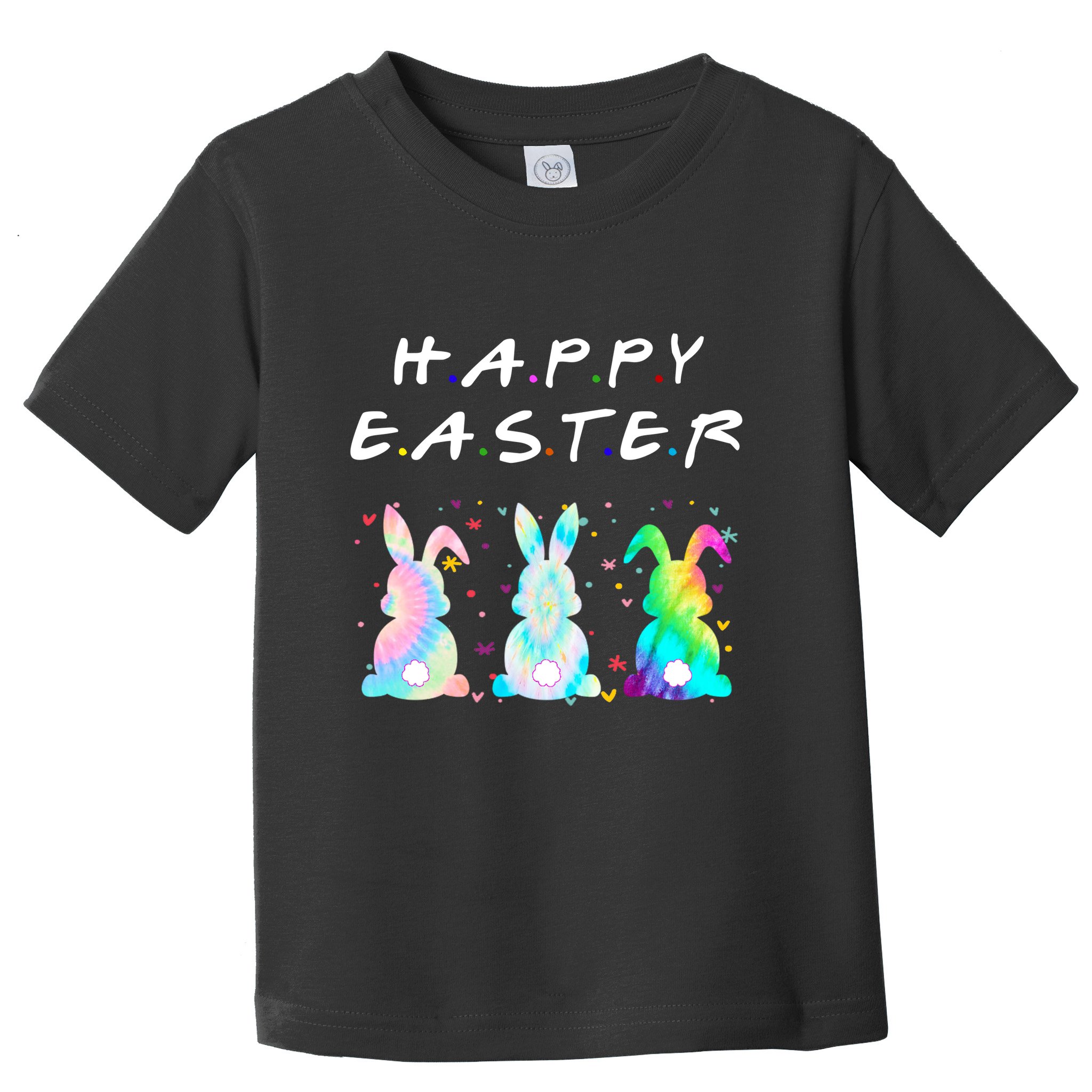 Friends Happy Easter Colorful Bunnies Toddler T-Shirt
