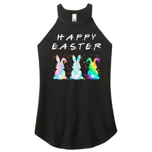 Friends Happy Easter Colorful Bunnies Women's Perfect Tri Rocker Tank