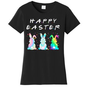 Friends Happy Easter Colorful Bunnies Women's T-Shirt