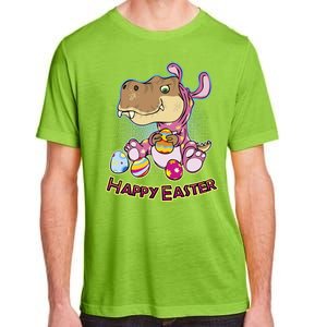 Funny Happy Easter Dinosaur Easter Bunny Costume Adult ChromaSoft Performance T-Shirt