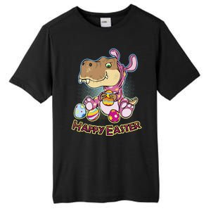 Funny Happy Easter Dinosaur Easter Bunny Costume Tall Fusion ChromaSoft Performance T-Shirt