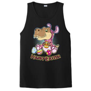 Funny Happy Easter Dinosaur Easter Bunny Costume PosiCharge Competitor Tank