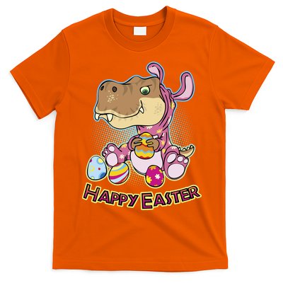 Funny Happy Easter Dinosaur Easter Bunny Costume T-Shirt