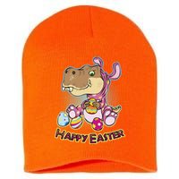Funny Happy Easter Dinosaur Easter Bunny Costume Short Acrylic Beanie