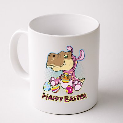 Funny Happy Easter Dinosaur Easter Bunny Costume Coffee Mug