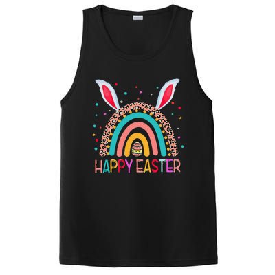 Funny Happy Easter Y'all Rainbow Funny Gnome PosiCharge Competitor Tank