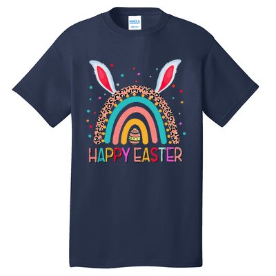 Funny Happy Easter Y'all Rainbow Funny Gnome Tall T-Shirt