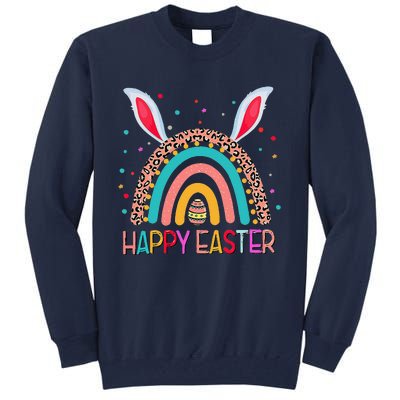 Funny Happy Easter Y'all Rainbow Funny Gnome Tall Sweatshirt