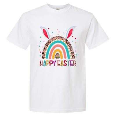 Funny Happy Easter Y'all Rainbow Funny Gnome Garment-Dyed Heavyweight T-Shirt