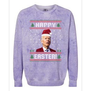 Funny Happy Easter Ugly Christmas Sweater Meaningful Gift Colorblast Crewneck Sweatshirt