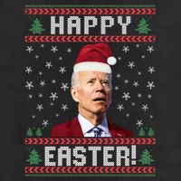 Funny Happy Easter Ugly Christmas Sweater Meaningful Gift Cool Comfort Performance Bucket Hat