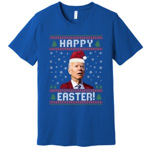 Funny Happy Easter Ugly Christmas Sweater Meaningful Gift Premium T-Shirt