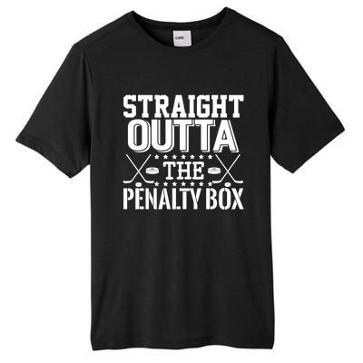 Funny Hockey Enforcer Straight Outta The Penalty Box Cool Gift Tall Fusion ChromaSoft Performance T-Shirt