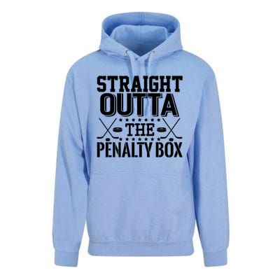 Funny Hockey Enforcer Straight Outta The Penalty Box Cool Gift Unisex Surf Hoodie