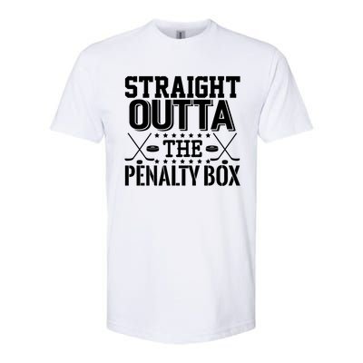 Funny Hockey Enforcer Straight Outta The Penalty Box Cool Gift Softstyle CVC T-Shirt